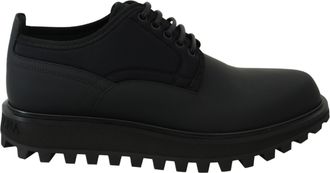 Dolce & Gabbana Neopreen Veterschoenen Stijl Cy0867