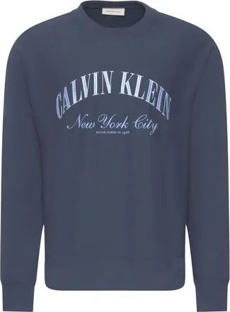 Calvin Klein Jeans Uomo, Felpe, Blu, M, new
