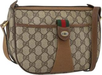 Gucci Pre-owned Cross Body Bag - Dames - Vintage Schoudertas - Beige - ONE Size - Vintage