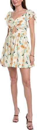 Solid & Striped The Renata Linen-Blend Mini Dress