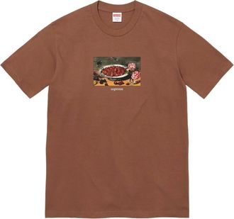 SUPREME T-shirt Strawberries - Marrone