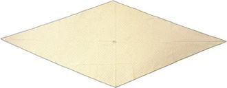 Herm&egrave;s Pre-owned Cotton scarves - Dames - Vintage Accessoires - Beige - ONE Size - Katoen - Vintage