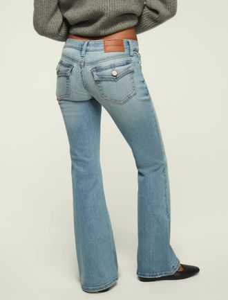 Lucky Brand Womens Low Rise Flare