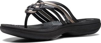Clarks Breeze Coral Womens Shoes Black Combi : 10 B - Medium, Synthetic