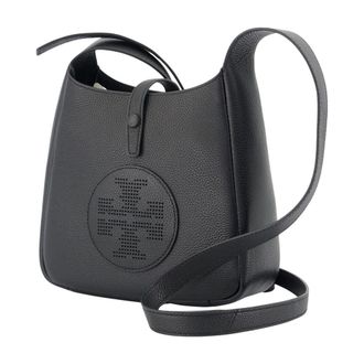 Tory Burch Womens Miller Swing Shoulder Bag Black Calfskin