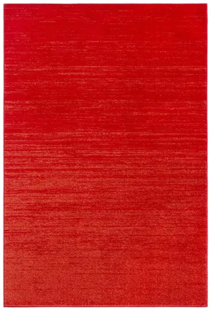 Safavieh Alfombra ombre moderno de polipropileno rojo/gris, 135 x 196 cm