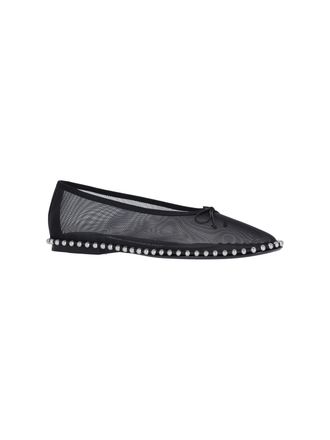 Alexander Wang Womens Flat Shoes Black Upper: Polyamide
