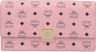 MCM Large wallet with logo shoulder strap