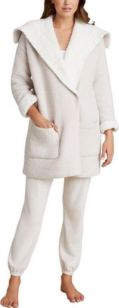 Barefoot Dreams Cozychic Shearling Drape Car Coat