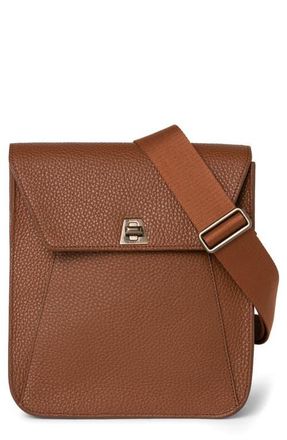 Akris Small Anouk Leather Crossbody Bag in Caramel at Nordstrom
