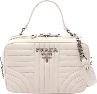Prada Pre-owned Prada Soft Calf Diagramme Satchel Ladies S25TONDVPASXZZR4