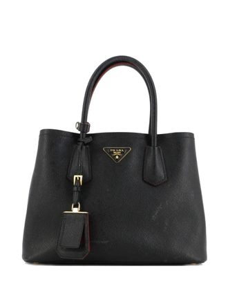 Prada Cuir Double Saffiano Leather Small tote bag - Nero