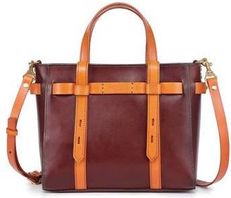 OLD TREND Westland Leather Mini Tote in Brown at Nordstrom Rack