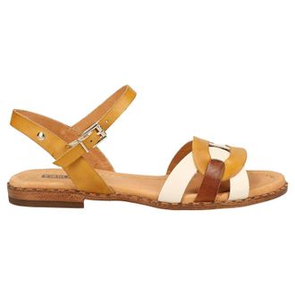 Pikolinos Algar W0X Leather Womens Slingbacks Sandals - Honey - Size:UK 5-5.5