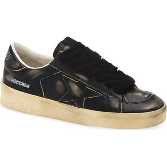 Golden Goose Stardan Low Top Sneaker in Black at Nordstrom, Size 12Us