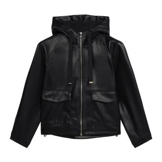 Oltre Mujer, Chaquetas, Negro, Talla: L