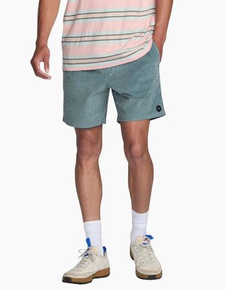 Rvca Mens RVCA Mens Escape Elastic Cord II Shorts - Grey - Size: 33/32/32