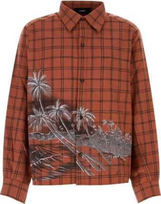 Amiri Red Regular Check Shirt