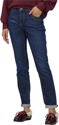 Mos Mosh MMNaomi Bran Jeans - Dames - Slim Fit Jeans - Blauw - W33 L30 - Jeans