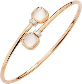 POMELLATO Accessoires, unisex, Roze, M, Nudo Mini Bangle