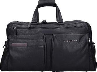 Piquadro Zwart - Heren - Weekendtassen - Zwart - ONE Size - Leer - Tassen