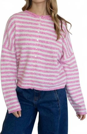Azalea Womens Maisie Sweater In Bubblegum