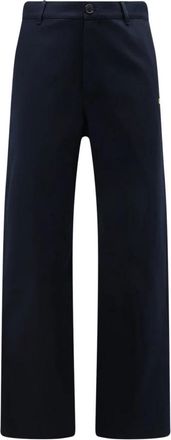 Loewe Denim Broek Met Contrasterend Geborduurd Logo - Heren - Loose Fit Jeans - Blauw - M - Denim - Jeans