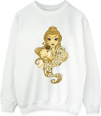 Disney Heren Beauty And The Beast Oordeel Nooit Sweatshirt (Wit)