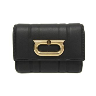 Ferragamo Gancini Leather Wallet (Tri-Fold) (Pre-Owned)