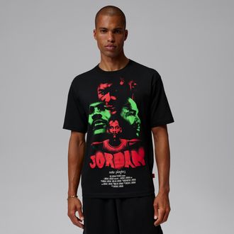 Nike Jordan Mens Jordan Brooklyn T-Shirt in Black | IO0021-010