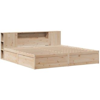 vidaXL Vidaxl - Giroletto senza Materasso 200x200 cm in Legno Massello di Pino