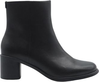 Camper Elegante hoge hak enkellaarsjes - Dames - Laarzen met Hak - Zwart - 36 EU - Leer - Schoenen