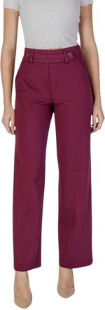 Street One 378672 Rechte Broek - Dames - Straight fit broeken - Paars - 2XL L32 - Broeken