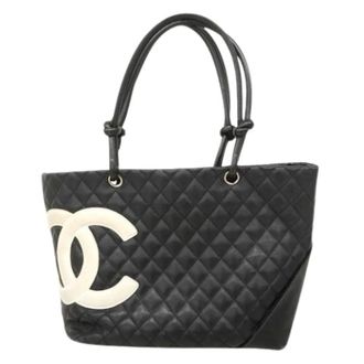 Chanel Pre-owned Tote Bags, female, Black, Size: ONE SIZE Pre-owned Vintage Tote Bag
