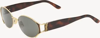 Saint Laurent Eyewear SLM919 Sunglasses - Gold
