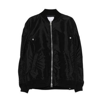 sacai Chaqueta Bomber de Nylon - Jackets - Hombre - Negro - M