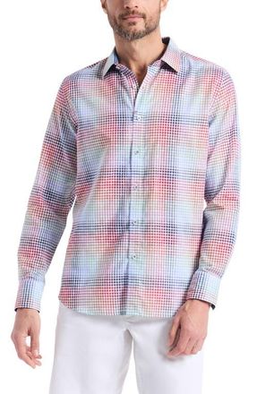 Robert Graham Ligett Cotton Button-Up Shirt in Multi at Nordstrom, Size Xxx-Large