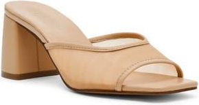 Steve Madden Madame Block Heel Sandal in Natural Mesh at Nordstrom Rack, Size 9.5
