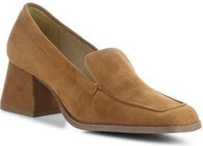 Bos. & Co. Amari Loafer Pump in Chestnut Kid Suede at Nordstrom Rack, Size 10-10.5Us / 41Eu