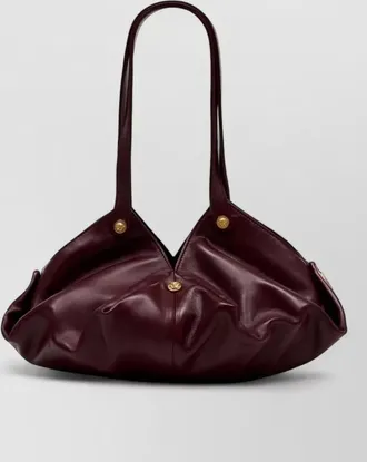Versace la medusa leather shoulder bag