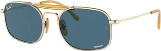 Ray-Ban RB8062 Polarized 9205S2 Mens Sunglasses Gold Size 51