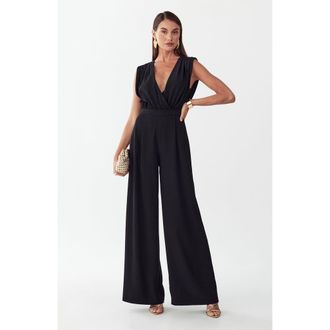 BWLDR Elan Jumpsuit in Black at Nordstrom, Size 10