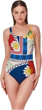 Gottex Positano Scoop Neck One Piece in Multi at Nordstrom, Size 10