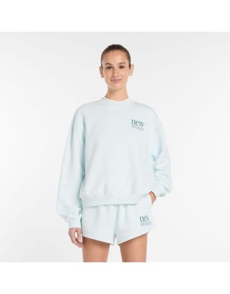 New Balance Reimagined - Pile girocollo blu brillante