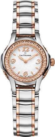 Bucherer Pathos Princess Quartz White Dial Ladies Watch 00.10520.07.26.21