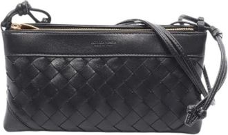 Bottega Veneta Pre-owned Andiamo Intrecciato Leather Shoulder Bag - - Pre-owned - Donna - Nero - ONE SIZE