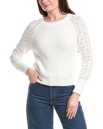 Isla Daniela Pointelle Sleeve Top