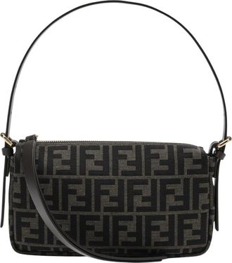 Fendi Vanity Pouch Small - Dames - Schoudertassen - Bruin - ONE Size - Katoen - Tassen