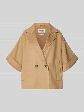 Max Mara Regular Fit Kurzmantel aus reiner Schurwolle Modell NEO in Camel, Gr&ouml;&szlig;e 34