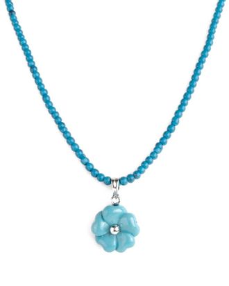 Jewelmak 14K Turquoise Necklace
